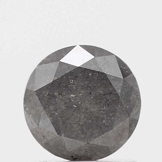 1.22 Carat Fancy Gray Round Shape Brilliant Cut Natural Loose Diamond