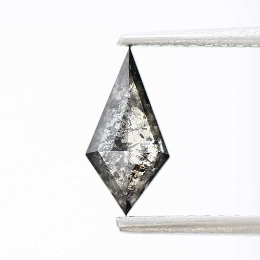 Salt and Pepper Diamond ! Fancy Gray Color Kite Diamond for Engagement Ring ! Natural Loose Diamond ! 0.43 Carat Gorgeous Diamond For Her