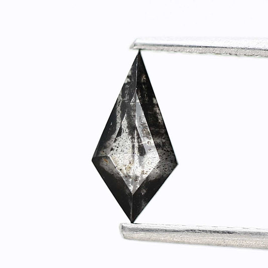 Salt and Pepper Kite Diamond ! Fancy Gray Color Diamond for Engagement Ring ! Natural Loose Diamond ! 0.41 Ct Unique Rare Diamond For Her
