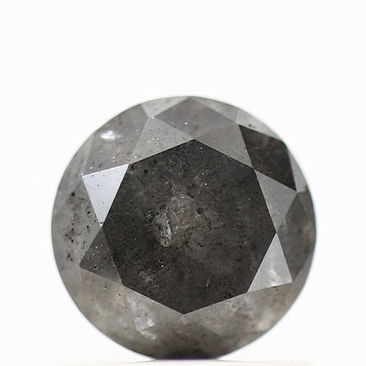 1.05 Carat Fancy Gray Round Shape Brilliant Cut Natural Loose Diamond