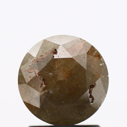 1.32 Carat Brown Rustic Round Brilliant Cut Natural Loose Diamond