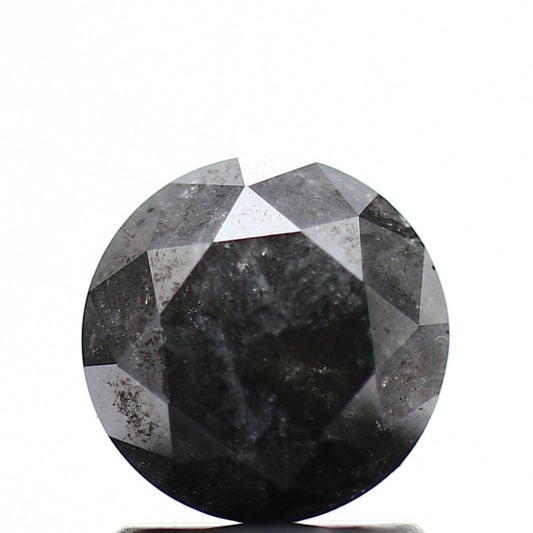 1.46 Carat Fancy Gray Round Shape Brilliant Cut Natural Loose Diamond