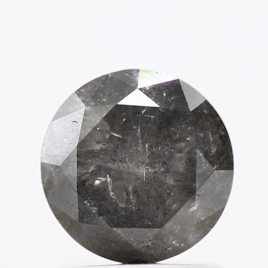 1.22 Carat Fancy Gray Round Shape Brilliant Cut Natural Loose Diamond