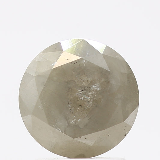 1.64 Carat Gray Rustic Round Shape Brilliant Cut Natural Loose Diamond