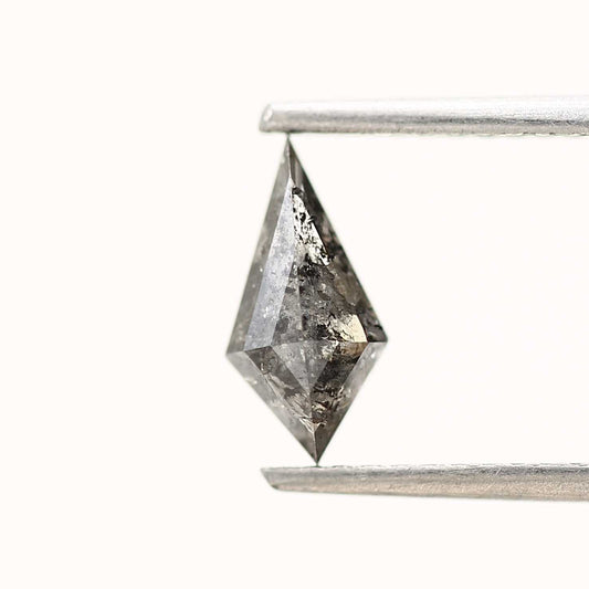 Salt and Pepper Kite Diamond ! Fancy Gray Color Diamond for Engagement Ring ! Natural Loose Diamond ! 0.47 Ct Unique Rare Diamond For Her