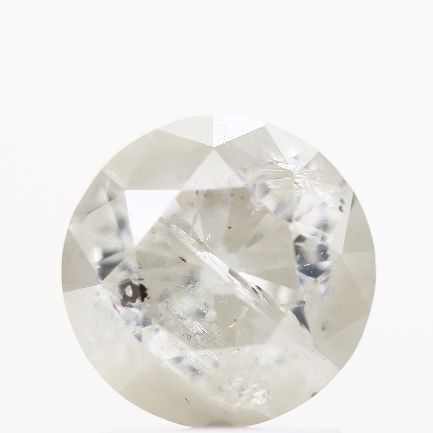 1.33 Carat Fancy Gray Salt and Pepper Round Brilliant Cut Natural Loose Diamond