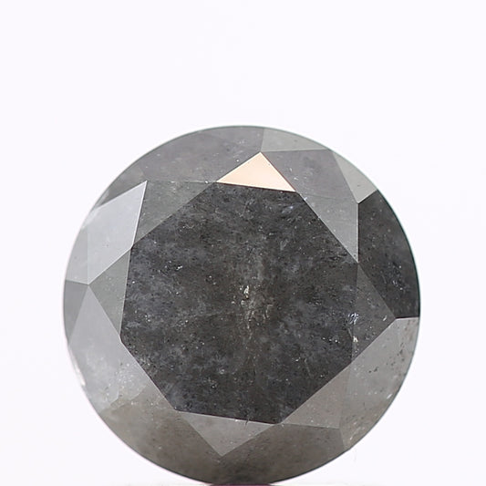 1.36 Carat Fancy Gray Round Shape Brilliant Cut Natural Loose Diamond