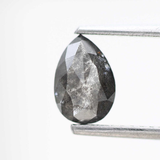 Salt and Pepper Diamond Fancy Gray Color 0.87 CT 7.34 x 5.11 x 2.66 MM Pear Cut Diamond! Natural Loose Diamond ! Christmas Gift for Her