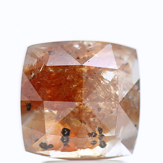 2.05 Ct Fancy Red Orange Color Cushion Rose Cut Natural Loose Diamond