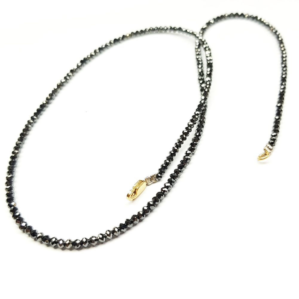 Fancy Black Color Polished Loose Diamond Beads 16