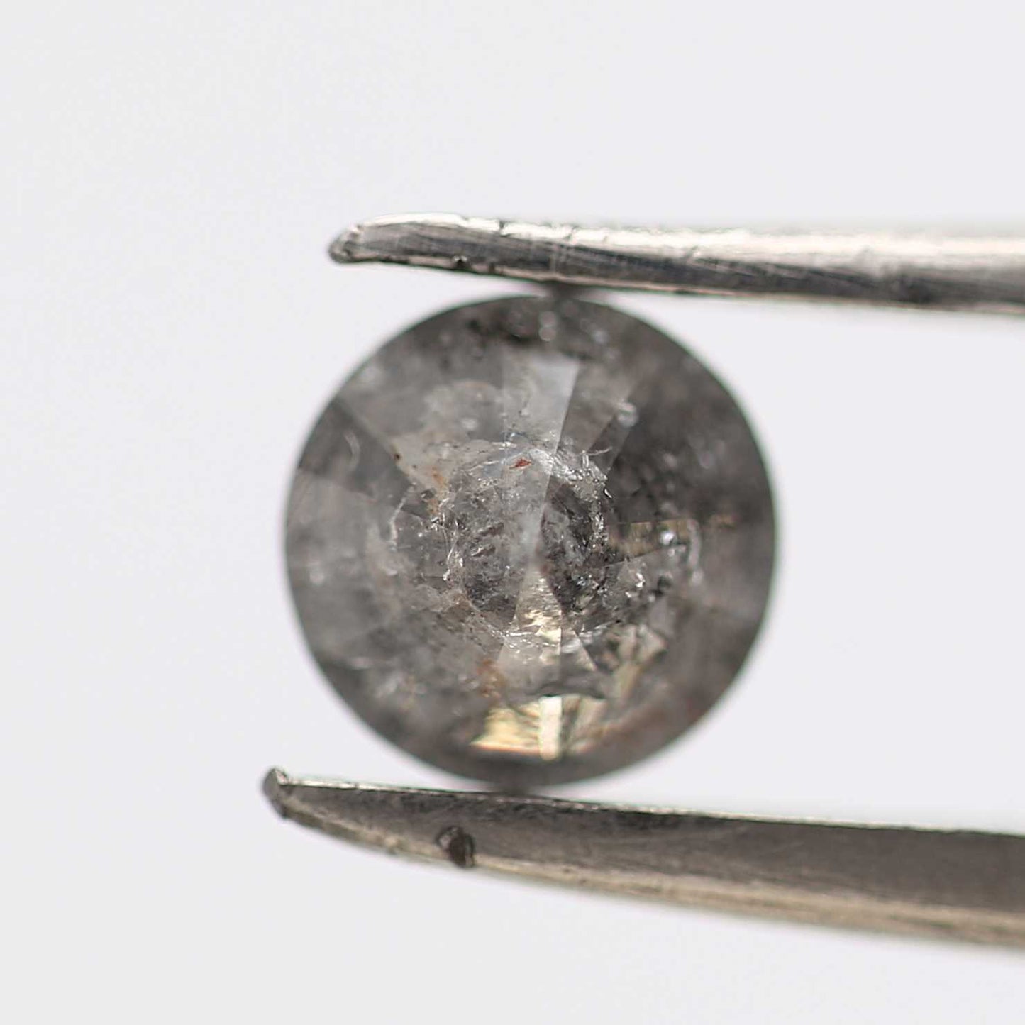0.66 Carat Fancy Gray Round Shape Brilliant Cut Natural Loose Diamond