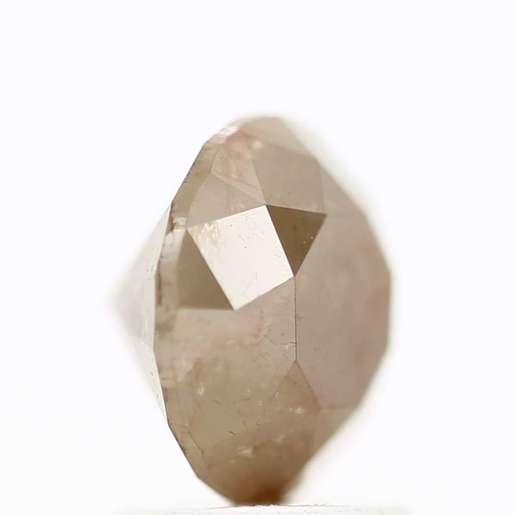 2.05 Carat Brown Rustic Round Shape Brilliant Cut Natural Loose Diamond
