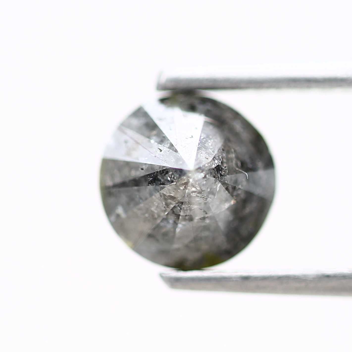 1.43 Carat Gray Round Shape Brilliant Cut Natural Loose Diamond