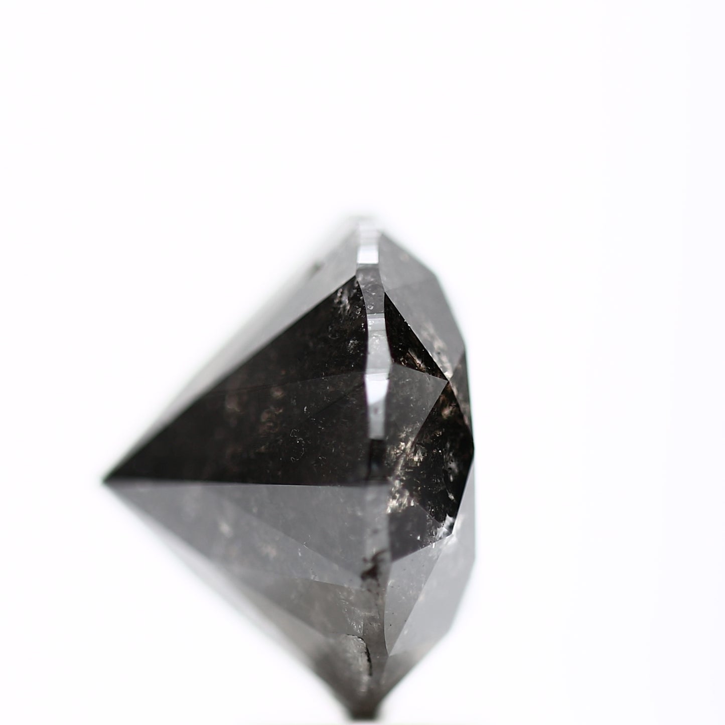 GIA round black certified diamonds