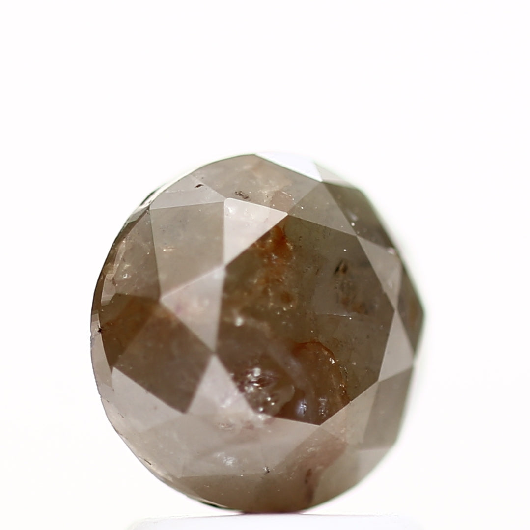 1.87 Carat Gray Round Shape Brilliant Cut Natural Loose Diamond