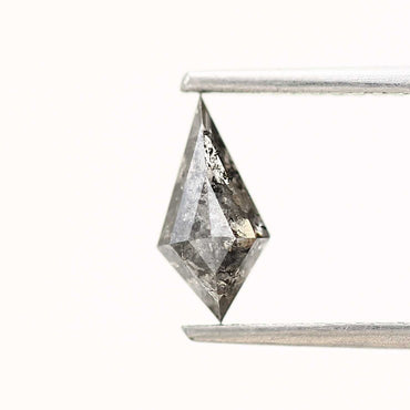 Salt and Pepper Kite Diamond ! Fancy Gray Color Diamond for Engagement Ring ! Natural Loose Diamond ! 0.47 Ct Unique Rare Diamond For Her