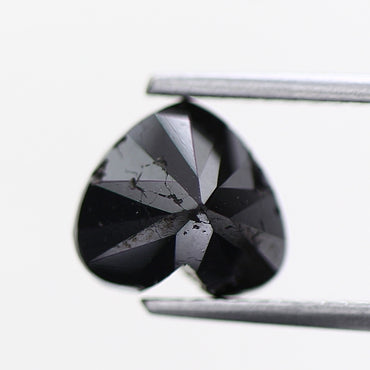 Heart Shape Fancy Black Natural Loose Diamond 2.04 Carat