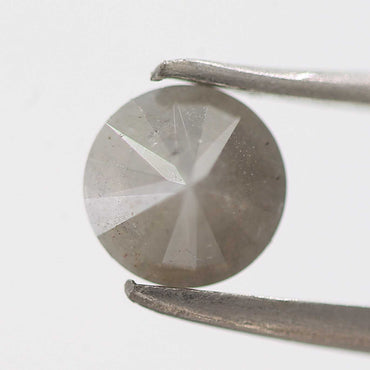 0.71 Carat Salt and Pepper Diamond Round Brilliant Cut Natural Loose Diamond
