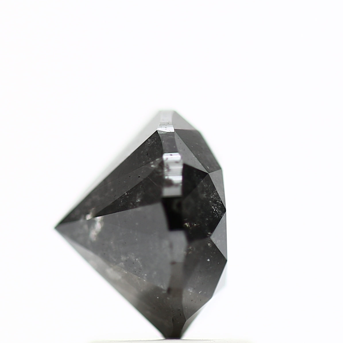 GIA round black certified diamonds