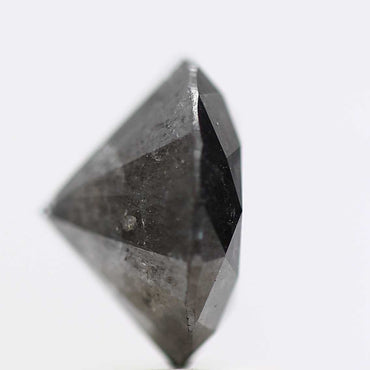2.78 Carat Fancy Black Round Shape Brilliant Cut Natural Loose Diamond
