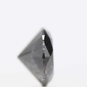 2 Carat Fancy Gray Round Brilliant Cut Natural Loose Diamond