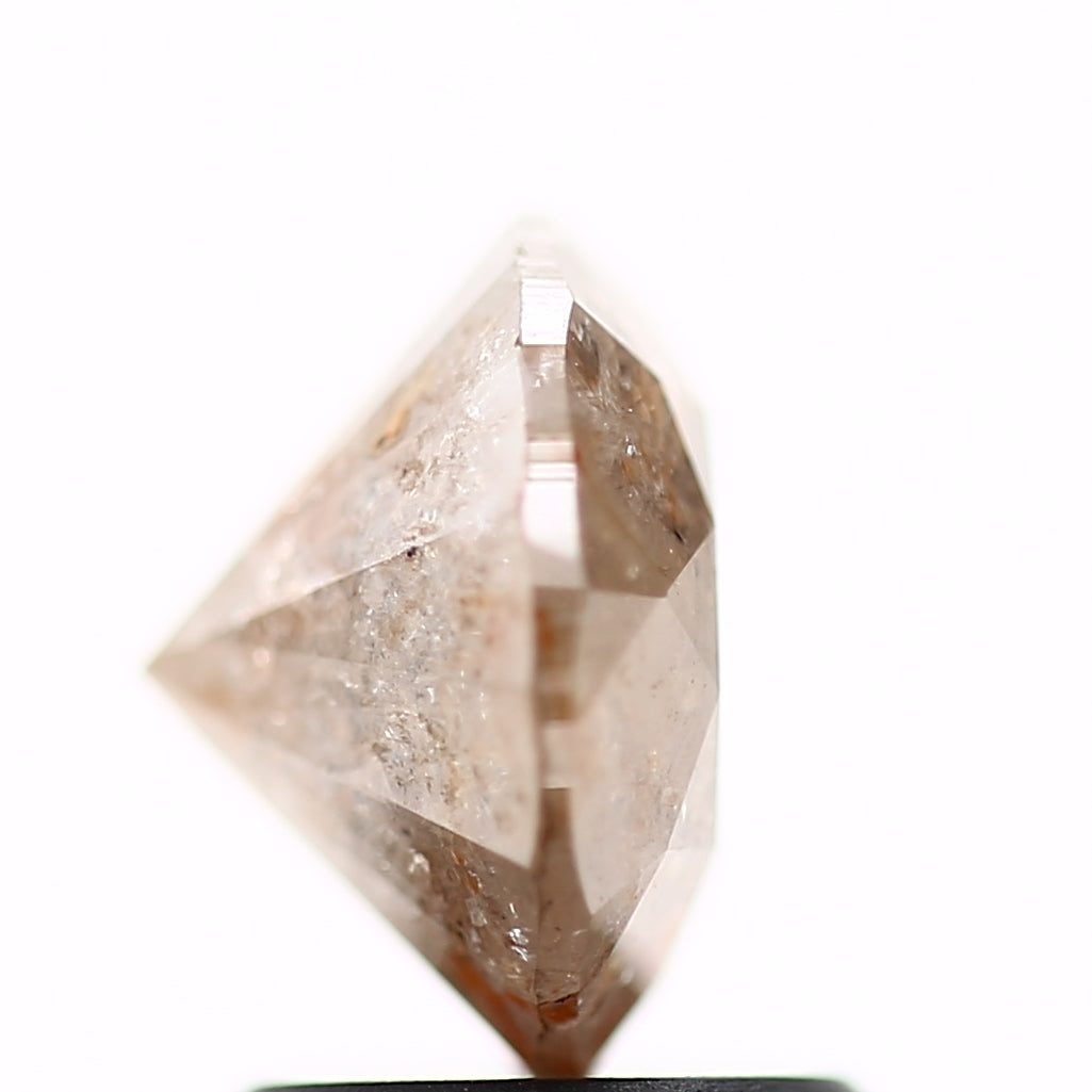 2.04 Carat Peach Fancy Round Shape Brilliant Cut Natural Loose Diamond