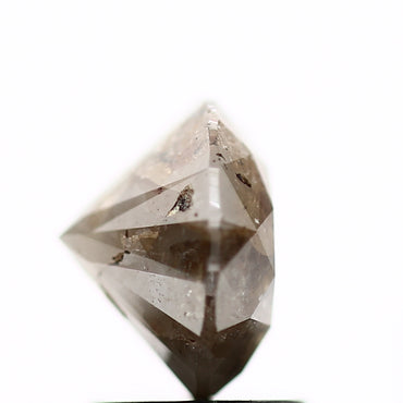 2.08 Carat Brown Gray Round Shape Brilliant Cut Natural Loose Diamond