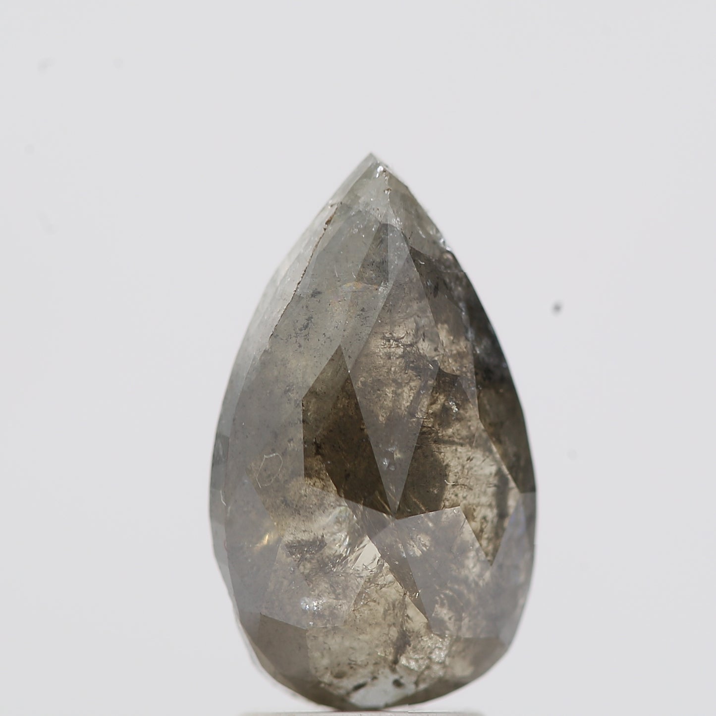 Salt and Pepper Diamond Fancy Gray Color 3.25 CT 12.60 x 7.50 x 3.80 MM Pear Cut Diamond! Natural Loose Diamond ! Christmas Gift for Her