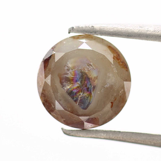 1.66 Carat Fancy Round Shape Brilliant Cut Natural Loose Diamond