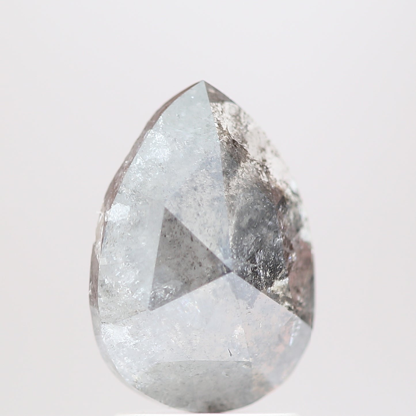 Salt and Pepper Diamond Fancy Gray Color 1.72 CT 9.90 x 6.80 x 3.31 MM Pear Cut Diamond! Natural Loose Diamond ! Christmas Gift for Her