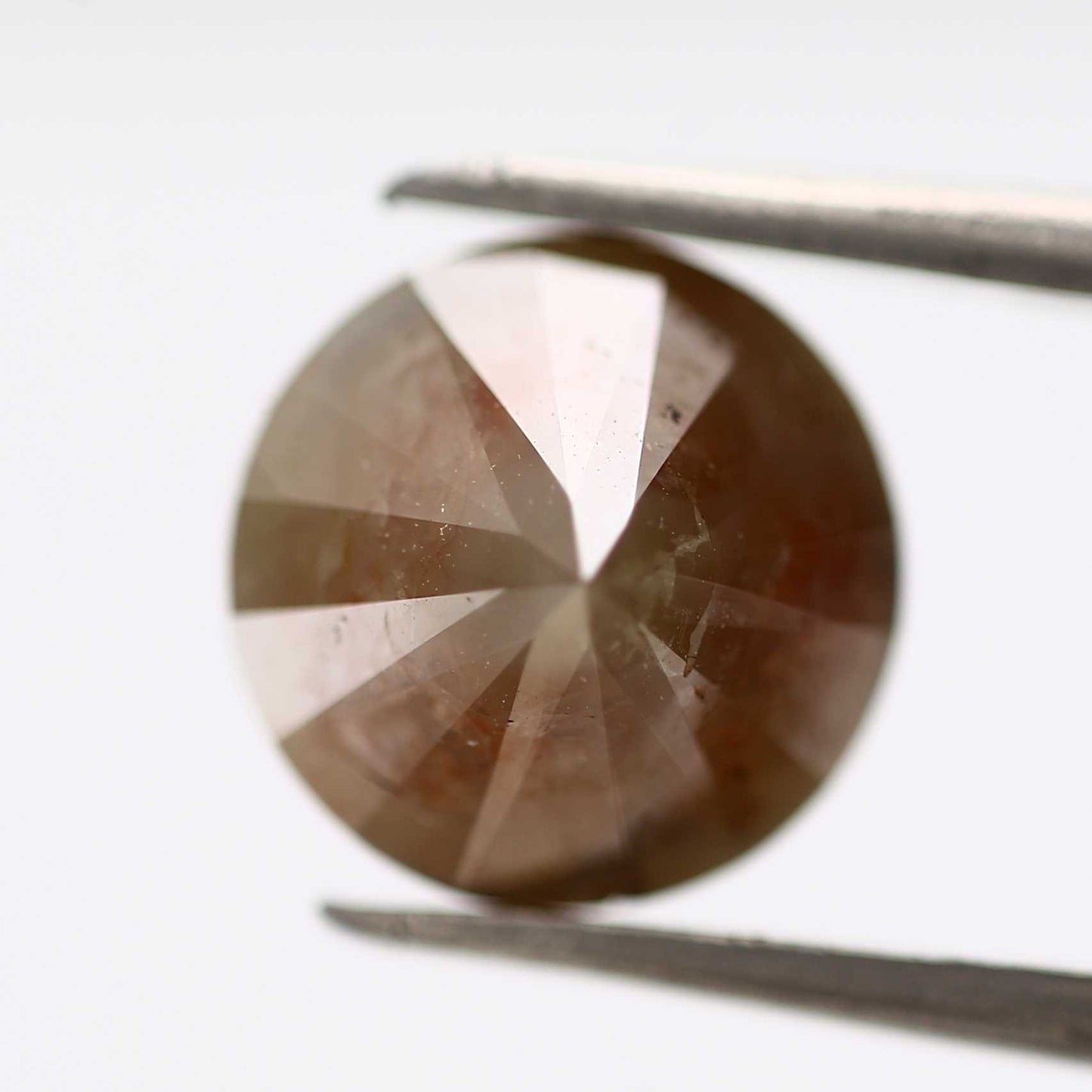 3.50 Carat Brown Rustic Round Brilliant Cut Natural Loose Diamond
