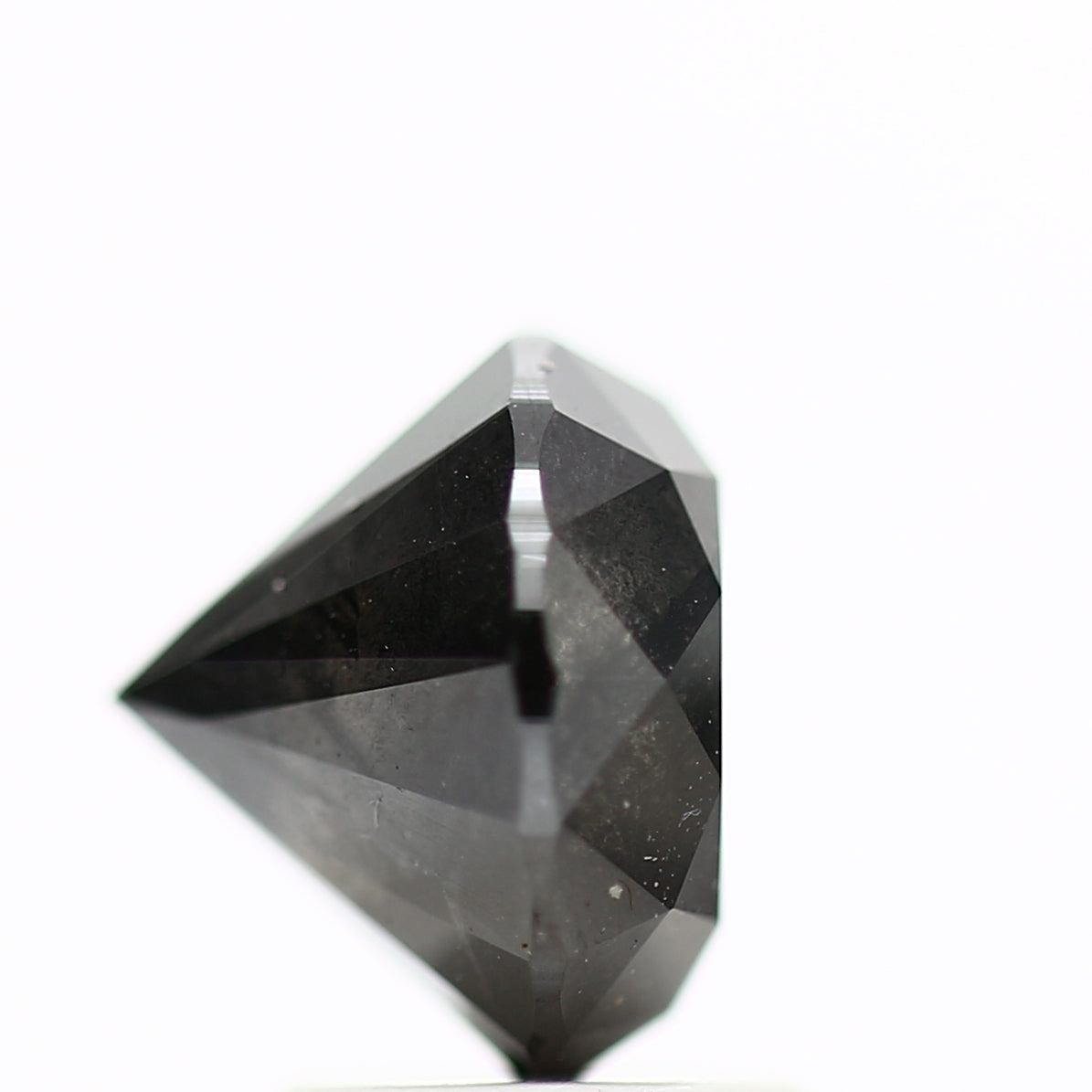 GIA round black certified diamonds