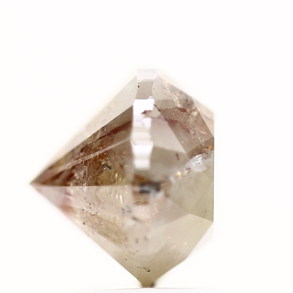 3.25 Carat Brown Rustic Round Shape Brilliant Cut Natural Loose Diamond