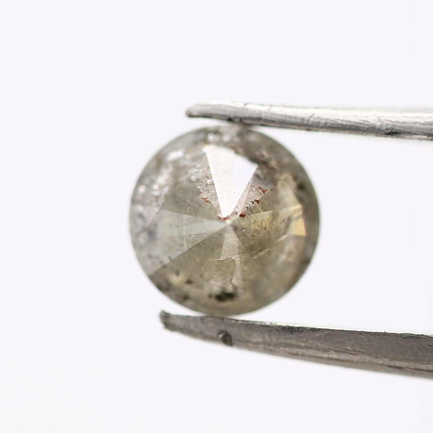 0.80 Carat Fancy Gray Round Shape Brilliant Cut Natural Loose Diamond