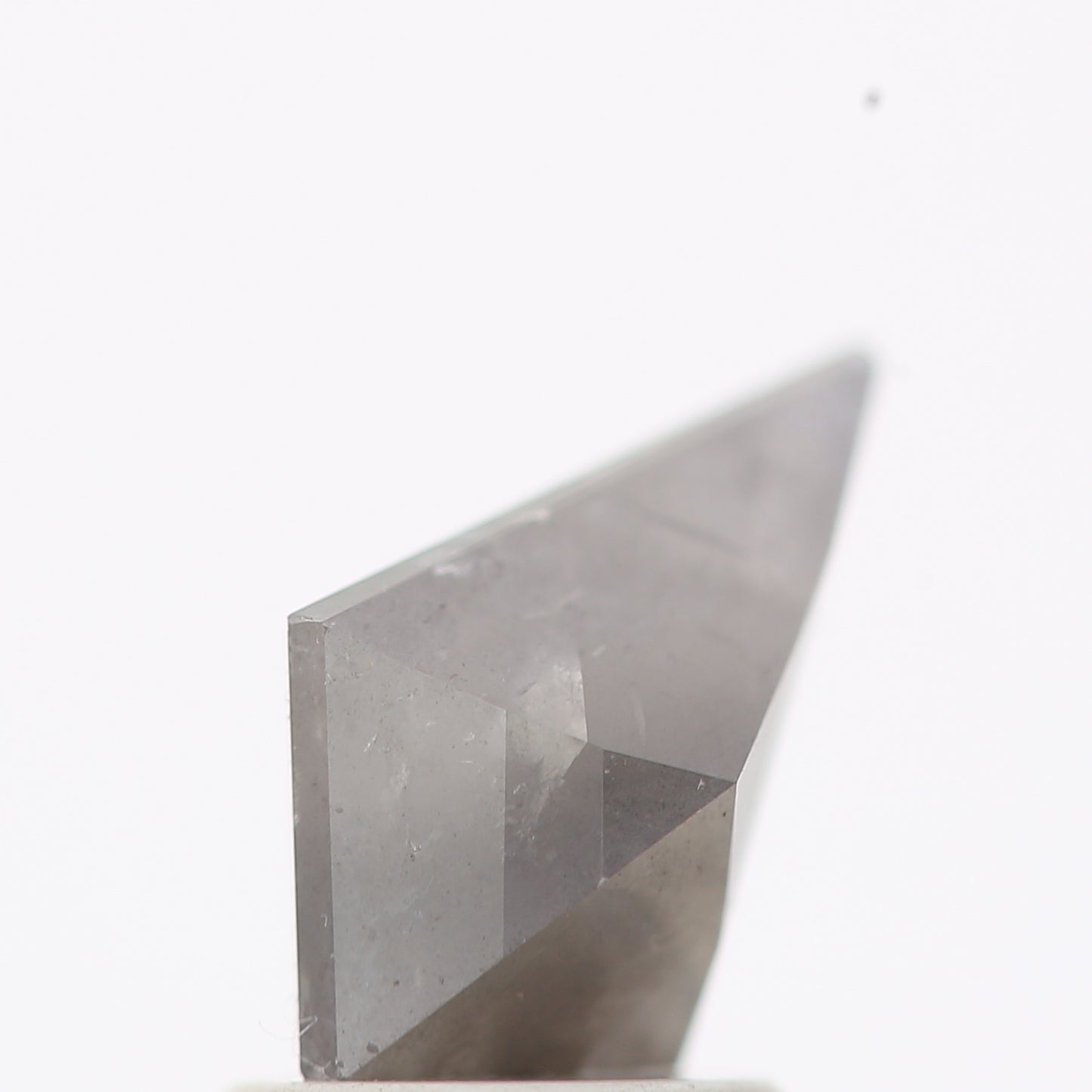 salt and pepper diamond ! 1.19 Ct 10.20 x 6.68 x 3.60 MM natural gray shield loose diamond for engagement ring for her