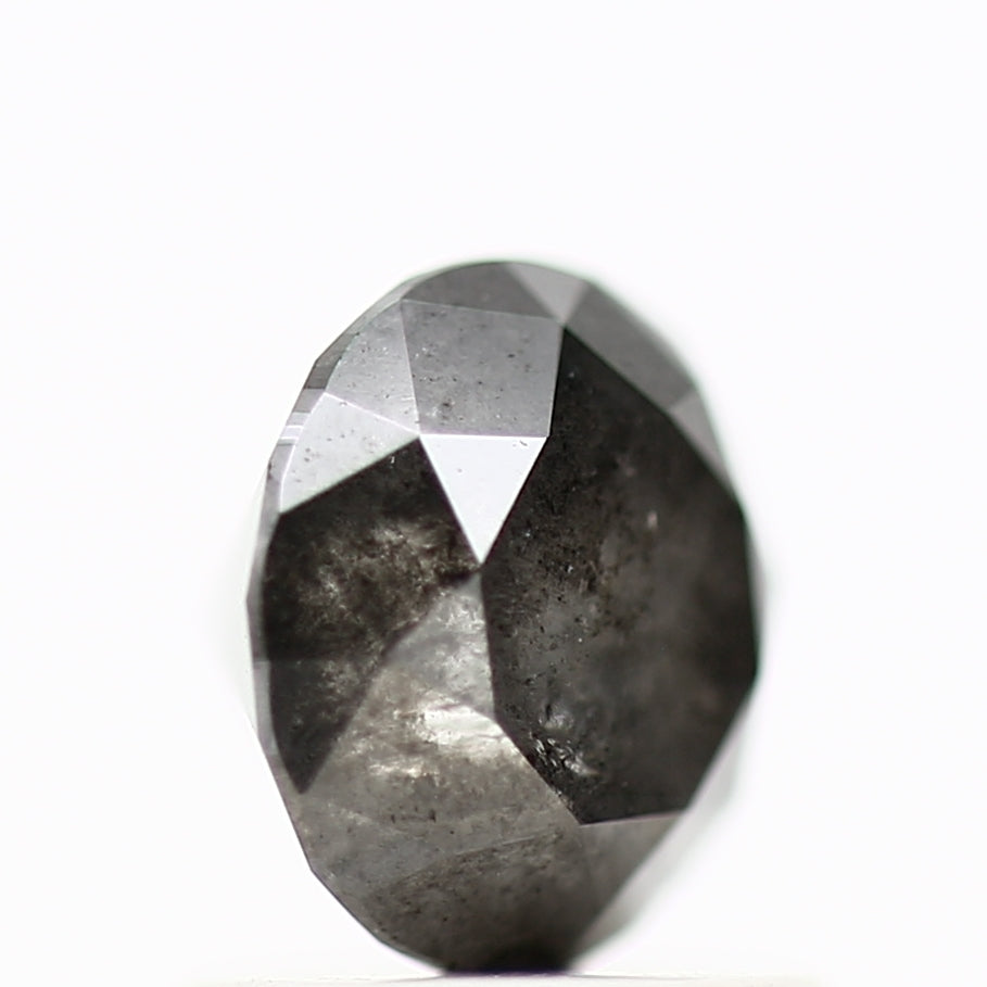 1.25 Carat Salt and Pepper Diamond Round Brilliant Cut Natural Loose Diamond