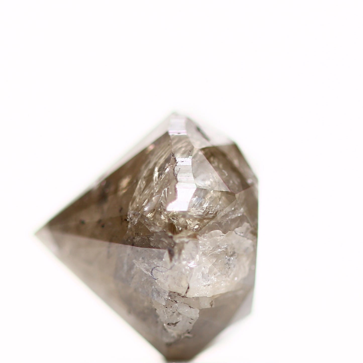 2.37 Carat Fancy Gray Round Shape Brilliant Cut Natural Loose Diamond