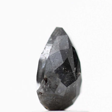 Salt and Pepper Diamond Fancy Gray Color 1.00 CT 7.30 x 4.74 x 3.30 MM Pear Cut Diamond! Natural Loose Diamond ! Christmas Gift for Her