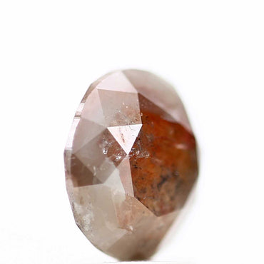 Salt And Pepper Diamond Fancy Brown Color 3.18 CT 8.88 x 6.29 MM Round Brilliant Cut Diamond ! Natural Loose Diamond, Christmas Gift for Her