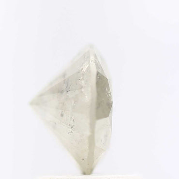 1.37 Carat Salt and Pepper Gray Round Brilliant Cut Natural Loose Diamond