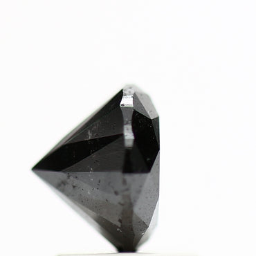 GIA round black certified diamonds