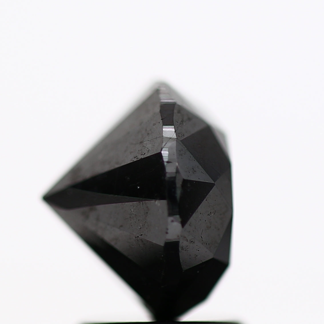 2.79 Carat Fancy Black Round Shape Brilliant Cut Natural Loose Diamond