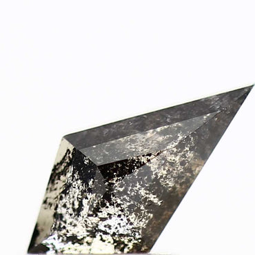 Salt and Pepper Diamond ! Fancy Gray Color Kite Diamond for Engagement Ring ! Natural Loose Diamond ! 0.51 Carat Unique Rare Diamond For Her