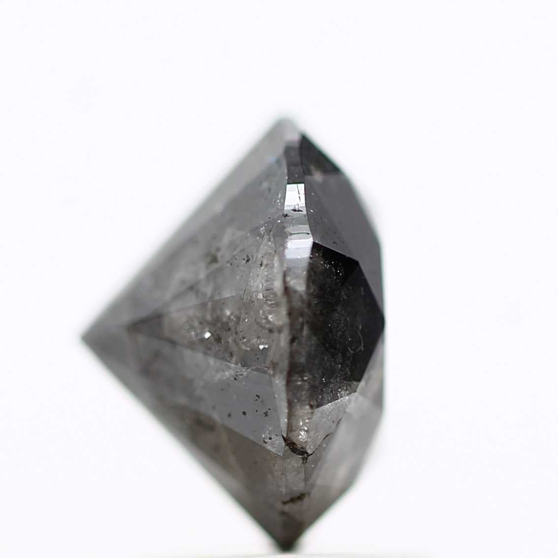 2.65 Carat Fancy Black Round Shape Brilliant Cut Natural Loose Diamond