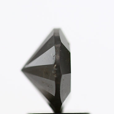 1.54 Carat Gray Rustic Round Brilliant Cut Natural Loose Diamond