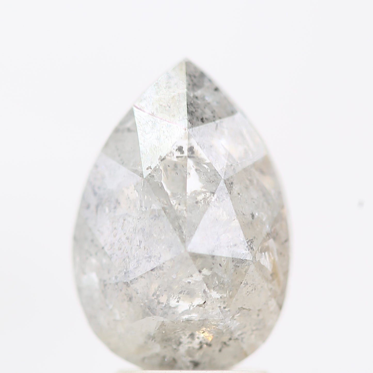 Salt and Pepper Diamond Fancy Gray Color 3.45 CT 11.60 x 8.00 x 4.70 MM Pear Cut Diamond! Natural Loose Diamond ! Christmas Gift for Her