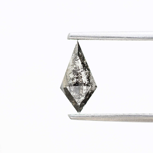 Salt and Pepper Diamond ! Fancy Gray Color Kite Diamond for Engagement Ring ! Natural Loose Diamond ! 0.54 Carat Unique Rare Diamond For Her