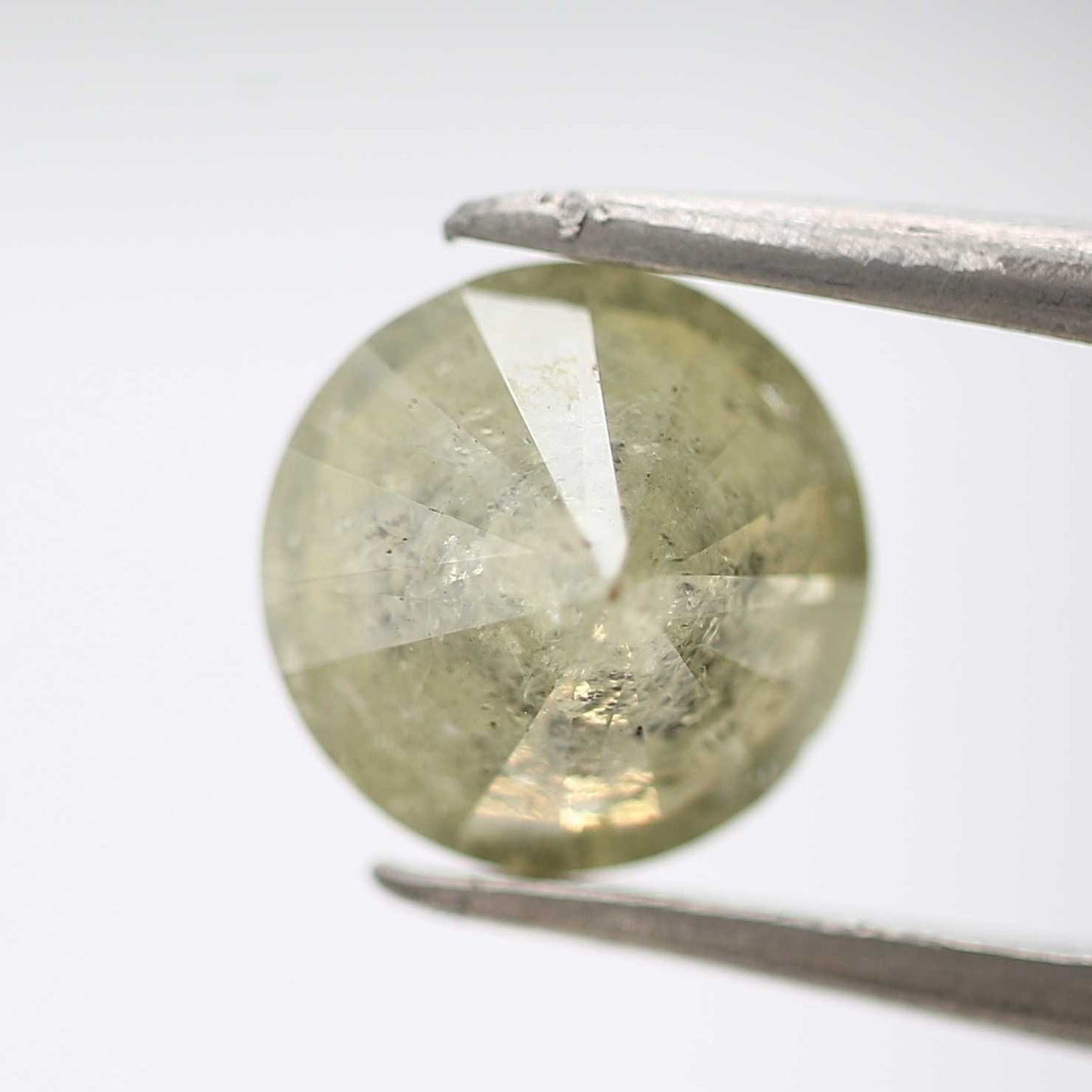 1.52 Carat Salt and Pepper Round Brilliant Cut Natural Loose Diamond