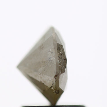 1.24 Carat Fancy Gray Rustic Round Shape Brilliant Cut Natural Loose Diamond