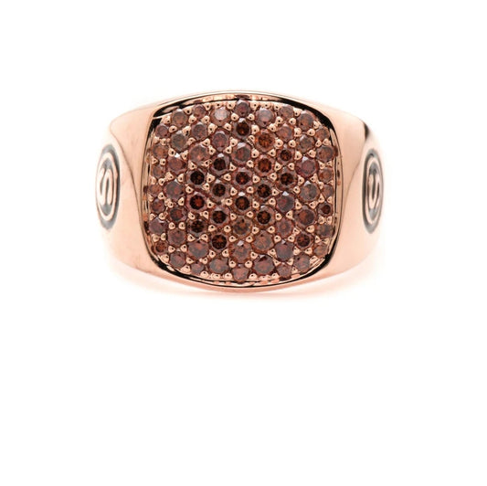 Diamond Ring 14K Solid Gold Finish Hip Men's Engagement Ring Round Cut Diamond Hop Band Stunning Huge Ring Anniversary Gift For Her